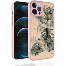 Büşra Ayhan iPhone 12 Pro Max Uyumlu Desenli Kamera Korumalı Parlak Bsay Nora Kapak-No4