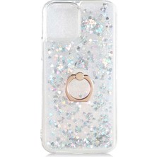 Büşra Ayhan iPhone 13 Mini Kılıf Bsay Milce Kapak-Gümüş