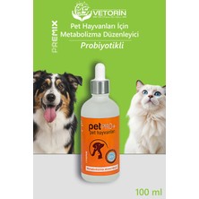 Pet Hayvanları İçin Probiyotikli Metabolizma Düzenleyici 100 ml – Vetorin Pet Pro+