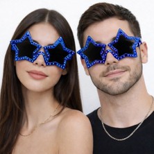 Akinco Renk Disko Yıldızı Parti Gözlüğü 16X7 cm