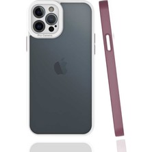 Büşra Ayhan iPhone 12 Pro Kılıf Bsay Mima Kapak-Mürdüm