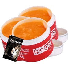 Tuba Toptaş Lipogel Yağ Parçalayıcı Sıkılaştırıcı Masaj Bakım Jeli 3X150 ml + 1 Ad Jel ile