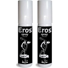 Tuba Toptaş Eros 2 Adet Erkeklere Özel Zaman Stop Spreyi 20 ml (Black)