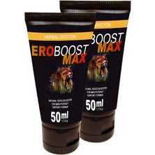 Tuba Toptaş Eroboost Max 2 Adet Testo 50 ml Cream Boyut Harici Uygulama Kremi