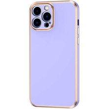 Büşra Ayhan iPhone 13 Pro Uyumlu Bsay Bark Kapak-Mor