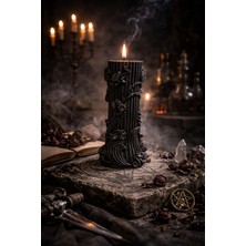 Arista Candle Shadow Bloom, Siyah Zarafet 2 Adet Dekoratif Mum