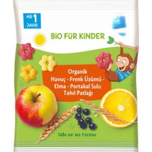 Epilons Mey Ithalat® Organik Havuç Frenk Üzümü Elma Portakal Sulu Tahıl Patlağı 30 gr