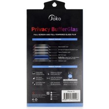 Epilons Mey Ithalat® Iphone 16 Pro Max Buffer Hayalet Cam Ekran Koruyucu - Siyah