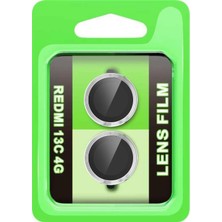 Epilons Mey Ithalat® Redmi 13C Raze Metal Kamera Lens - Gümüş