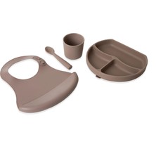 Babyjem Silikon Beslenme Seti Latte