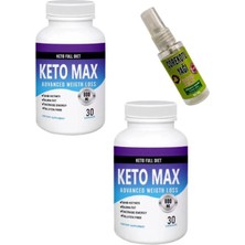 Tuba Toptaş Keto Max Destekleyici Ürün  30'lu x 2 Adet + Masaj Yağı 30 ml
