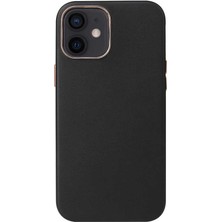 Büşra Ayhan iPhone 12 Mini Uyumlu Bsay Eyzi Kapak-Siyah