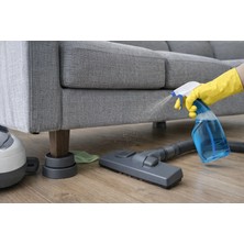 Genel Tedarik Ayarlı Mobilya Ayak Yükseltici 42.-6.2 cm Koltuk Yatak Kanepe Dolap Ayaklığı 4 lü GRİ