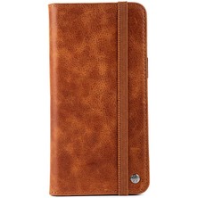 Büşra Ayhan iPhone 11 Pro Max Uyumlu Bsay Hakiki Deri Multi Cüzdan Kılıf-Taba