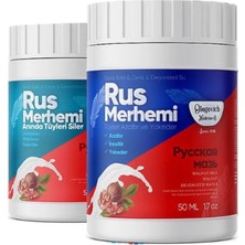 Tuba Toptaş Olegovich Medicine Rus Merhemi 50 ml ( Tüy Dökücü - Tüy Azaltıcı ) 2'li Set