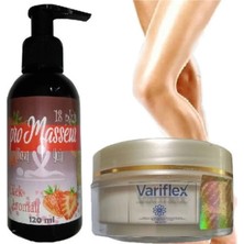 Tuba Toptaş Promasseur Plus Çilek Aromalı Masaj Yağı-Variflex Krem ile
