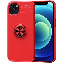 Büşra Ayhan iPhone 13 Mini Uyumlu Bsay Ravel Silikon Kapak-Kırmızı