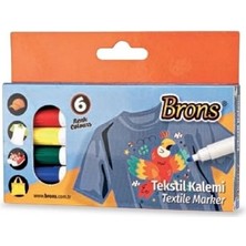 Brons Tekstil Kalemi 6 Renk