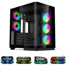 Hyper Rocket V335R İ5-14400F 32GB Ram RTX5060Tİ 1tb Nv3 M.2 Oyuncu OEM Paket