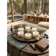 Mete Mum Plastik Bardak Mum 6’lı Set – Dekoratif Uzun Süreli Yanma Özellikli Pratik Mum Seti