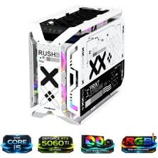 Hyper Rocket X-Era I5 14400F 32GB Ram RTX5060Tİ 1tb Nv3 M.2 Masaüstü Oyuncu Bilgisayarı