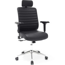 Zeon Büro Ofis Sistemleri // Comfort Elite Black Yönetici Koltuğu Ofis Çalışma Koltuğu