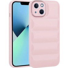 Büşra Ayhan iPhone 14 Plus Uyumlu Kamera Korumalı Parlak Airbag'li Bsay Galya Kapak-Pembe