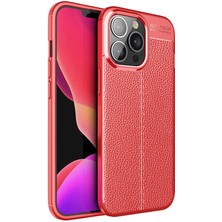 Büşra Ayhan iPhone 13 Pro Uyumlu Bsay Niss Silikon Kapak-Kırmızı