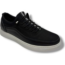 Baykara 003-26 Hakiki Nubuk Deri Anatomik Jel Taban Erkek Ayakkabı Siyah Krem 38-38