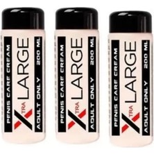 Tuba Toptaş Erkeklere Özel Boyutlandırıcı X-Large Krem 125 ml x 3