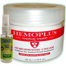Tuba Toptaş Hemoplus 100 ml Rahatlama Bakım Kremi + 30 ml Çörek Otu Yağı ile