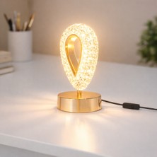 Arel Modern Masa Lambası Enerji Tasarruflu Dekoratif LED Abajur(Gün Işığı)Yatak Odası Çalışma Odası