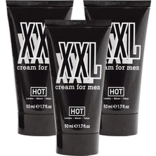 Tuba Toptaş Hotxxl Cream Men Hardener Delayer Enlarger 3 Tane 50 ml Erkeklere Özel Boyut Kremi