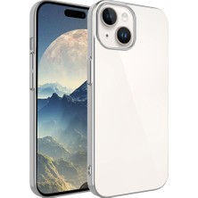 Büşra Ayhan Apple iPhone 15 Kılıf Sert Pc Renkli Çerçeveli Bsay Riksos Kapak-Koyu Gri