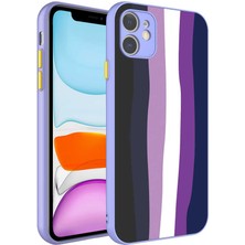 Büşra Ayhan iPhone 11 Uyumlu Kamera Korumalı Renkli Temperli Bsay X-Cam Kapak-No2