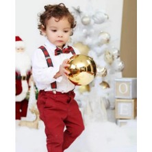 Joinkidz Özel Tasarım Erkek Çocuk Papyon ve Askı Seti Ayarlanabilir (1-9 Yaş)