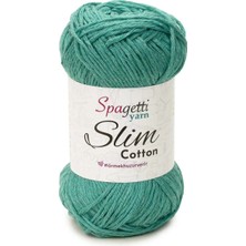 Spagettiyarn Slim Cotton Plus Su Yeşil El Örgü Ipliği