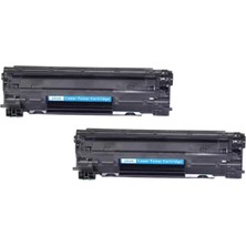 Drl Premium [283A / CF283A] Muadil Toner 2'li Set - Hp Laserjet Pro M125 M127 M201 M225 Uyumlu