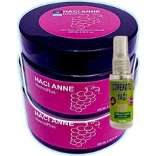 Tuba Toptaş Hemoplus Hacı Anne Bakım Kremi 200 ml x 2 Adet + Çörek Otu Yağı 30 ml