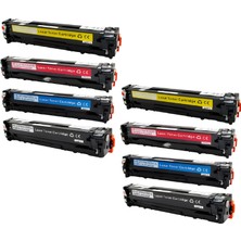 Drl Premium [CB540A-CB543A] Muadil Toner 8'li Set - Hp Laserjet CP1215 CP1515N CM1312 Uyumlu