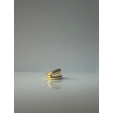 Theory Jewelry Luna Minimalist Kıkırdak Küpesi - Altın Rengi