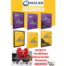Oksijen Yayınları Dr.biyoloji Tyt Ayt Full Set  A Yayınları Tyt Ayt Fen Bilimleri Çıkmış Sorular Denmesi (Hediye)
