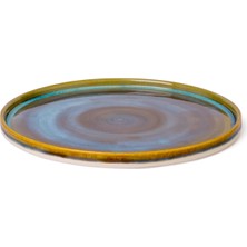 Neptune Marbling Kum Dalgası Servis Tabağı- Ikili