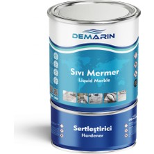 Demarin Sıvı Mermer (Lıquıd Marble) Tezgah Zemin Dekoratif Boyası