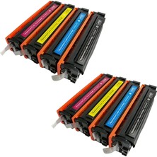Drl Premium [CF540A / CF541A / CF542A / CF543A] Muadil Toner 8'li Set - Hp Color Laserjet Pro M254DN M254DW M254NW M280NW M281FDN M281FDW Uyumlu
