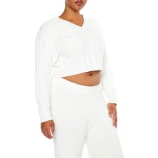 F21 Plus Size Crop Kazak