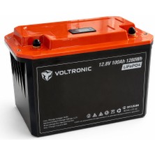 Megacell / Voltronic 12.8 V 100 Ah Lityum Demir Fosfat AKÜ(LIFEP04-PRİZMATİK Hücreli