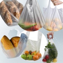 Plastty Orta Boy Merket Poşet/atlet Poşet/hışır Poşeti 100ADET