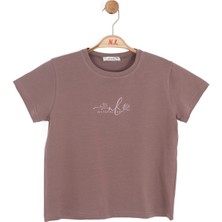 Nk Kız Çocuk Natural Tshirt 8-14 Yaş Kahverengi