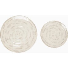 Brunello Cucinelli Tradition 2’li Seramik El Yapımı Tasarım Tabak Seti